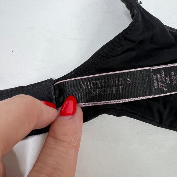 Victorias Secret T-Shirt Push Up Full Coverage Convertible Bra Black 34B - Picture 6 of 7